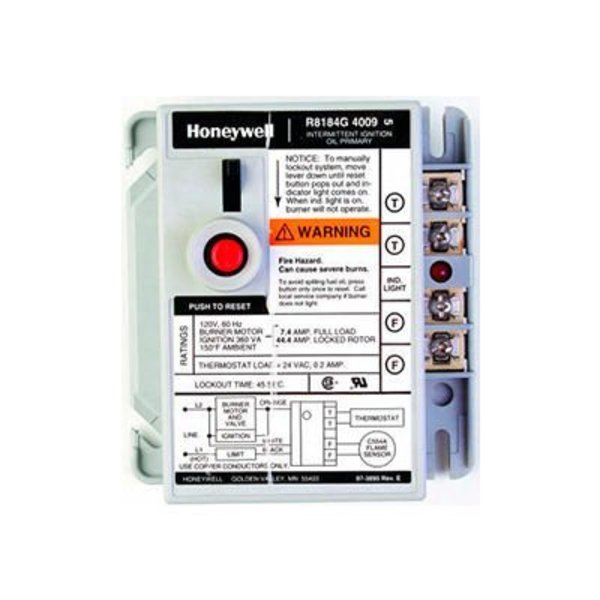 Resideo Honeywell Protectorelay Oil Burner Control R8184M1051